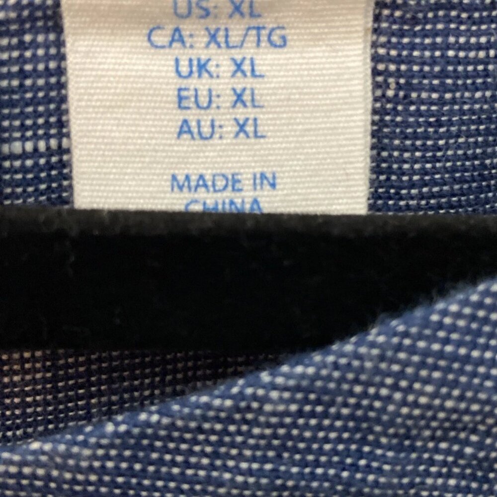 Sigrid Olsen Women's Blue Linen Top Blouse Boat Neck Dolman  XL - Picture 15 of 15
